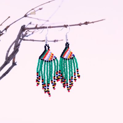 Green Multi Zulu Tassel
