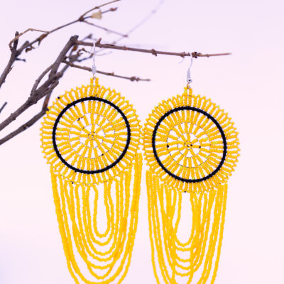Yellow Round Tassel