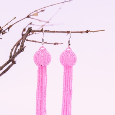 Pink Short Tassel