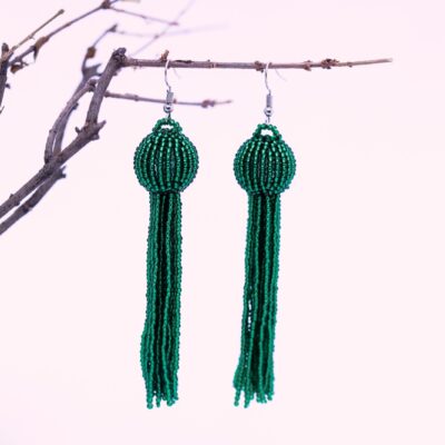 Green Short Tassel