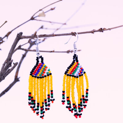 Yellow Multi Zulu Tassel